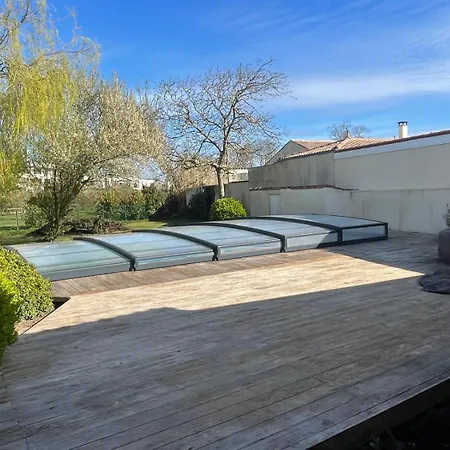 Maison Piscine A 3' De La Mer. Yves Exterior photo